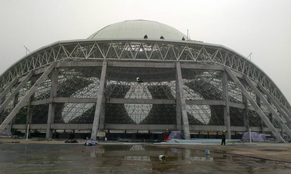 陕西温泉馆网架工程